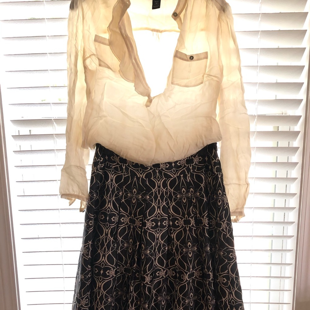 Combo skirt and shirt